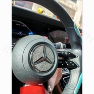 [Benz Decoration] Steering Wheel Label Sticker Diamond C200L C260L GLA200 CLA GLC A200L E260 GLB Ste