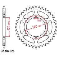 LY LP 525 CNC 15T 39T Front Rear Motorcycle Sprocket Para Sa Kawasaki W650 A1-A4 C3-C6 Ej650 95-02