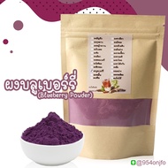 Blueberry Powder ผงบลูเบอรี่ แท้ 100% ไม่ผสมแป้งและน้ำตาล ผลบลูเบอรี่ บรระจุ 100 กรัม