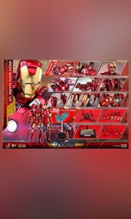 特別版 Hottoys IronMan Iron Man Mark7 mk7 Diecast Avengers marvel mms500d27 hot toys