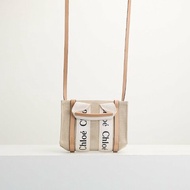 二手Chloé Woody tote mini 奶茶色
