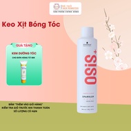 Schwarzkopf OSiS Hair Shine Spray + Sparkler Shine Spray Helps Shine Hair, Keeps Hair Smooth 300ml