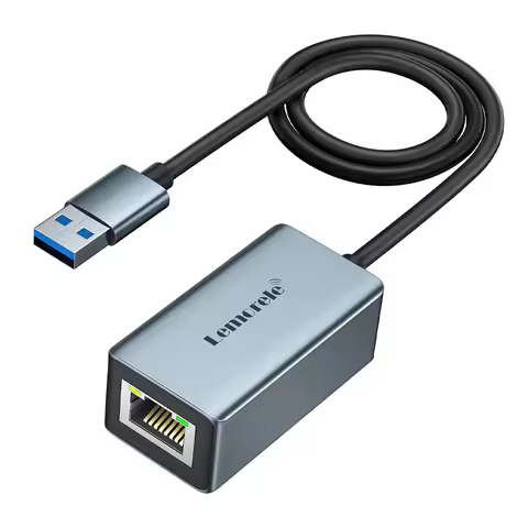 Lemorele TC48 USB Ethernet Adapter USB3.0 1000Mbps USB RJ45 Network Card for Laptop Xiaomi Mi Box S 