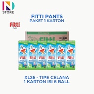 FITTI PANTS S40/M32/M52/L28/L46/XL26/XL40/XXL24/XXL36 1 KARTON TIPE CELANA
