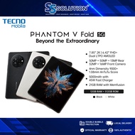 TECNO Phantom V Fold 5G (12GB+512GB) |7.85" FHD+ Display I  Dimensity 9000+ I Foldable Dual 120Hz AMOLED I Battery 5000 mah