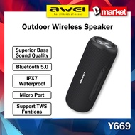 Awei Y669 Outdoor Wireless Speaker Awei TWS Outdoor Portable Speaker Awei Bluetooth Speaker