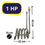 เครื่องแลกเปลี่ยนความร้อนน้ำ/ฟรีออนแบบเกลียวจุ่มทำจากไทเทเนียม chiller 1HP \ 2 HP \ 3 HPในการทำให้ตู