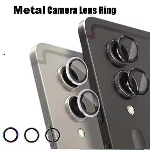 For Galaxy Tab S9 Plus Glitter Ring Tempered Glass Camera Lens Protector,Bling Cameralens For Galaxy