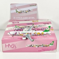 HYJLwings 1: 400 EVA EVA Air A321 B-16207 Alloy Airplane Model