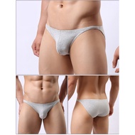 Elastic cotton men's triangle thong