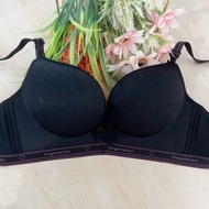 Bra (K-A46) Women's underwear Elegant model/ Wire-free and push-up foam hand-held/