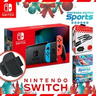 【Nintendo 任天堂】 【甩肉還債組】Switch 主機/紅藍-電力加強版(日本公司貨)+Switch運動+全配套件【贈:2好禮+一年保固】