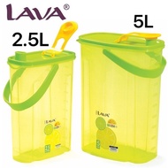 LAVA 2.5L/5L Rectangular Water Tumbler With Handle / Water Bottle / Botol Air Minuman / Drink Bottle