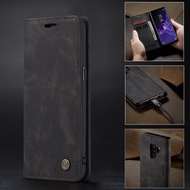 Original Caseme Flip Casing Samsung Galaxy S9 / S9 Plus Wallet Case S9+ Card Holder PU Leather Soft TPU Cover