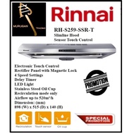 Rinnai RH-S259-SSR-T Slimline Cooker Hood with Sensor Touch Control| Local Singapore Warranty |  Free Home Delivery