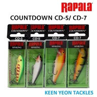 RAPALA COUNTDOWN FISHING LURES ( CD05 / CD07 )