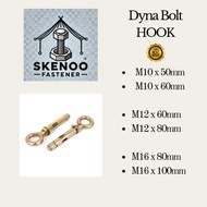 Dynabolt Hook Yellow, Concrete Hook/Hanging Bolt, Dynabolt Eye Anchor (Anti-Rust)