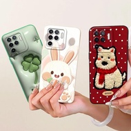 For Oppo A94 4G Case CPH2203 Cute Clover Cartoon Cover Shockproof Soft Silicone Case For Oppo A94 5G