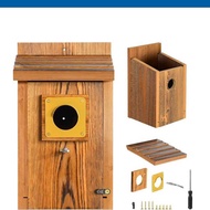 Outdoor Bird House Wooden Hanging Bird House Bird Supplies Bird Nest Country Bird House