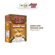 Anget Sari Wedang Ginger Powder Spice Drink 24g Box - 5pcs