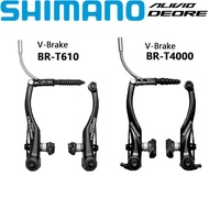 Shimano ALIVIO T4000 T422 DEORE T610 V-Brake Caliper Brake Bikes Parts Front And Rear Set Brake For