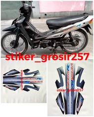 STIKER STICKER FULL SET STRIPING LIST BODY VEGA R LAMA LAWAS 2002 2003 SILVER HITAM STANDAR