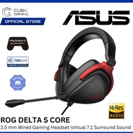 ASUS ROG DELTA S CORE WIRED 3.5 MM GAMING HEADSET WITH LIGHTWEIGHT, AND VIRTUAL 7.1 SURROUND SOUND