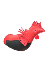 1 piece RED Mexican Gamefowl Training Dummy Rooster for Gamefowl Rooster Enthusiast