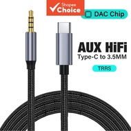 USB C to 3.5mm Jack AUX Audio Cable for iPhone 17 16 Pro Samsung S25 S24 Ultra Pro