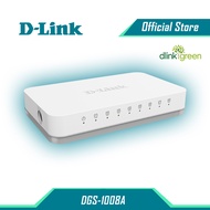 Gigabit Switching Hub 8 Port D-LINK DGS-1008A (5") 10/100/1000 / 5" / 8 Ports