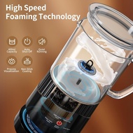 Milk Frother Electric,4 in 1 Milk Frother and Steamer,14OZ Warm and Cold Foam Maker,Milk Warmer for 