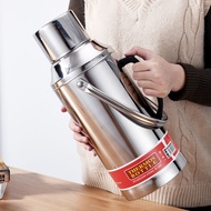 Large-capacity water bottle thermos water bottle thermos water bottle hot water bottle