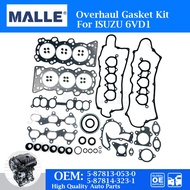 6VD1 Engine Overhaul Gasket Kit For Isuzu 6VD1 Auto Car Accessories 5-87813-053-0 5-87814-323-1 8-97