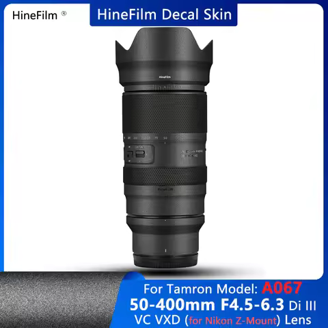 Hinefilm Skin for Tamron 50-400mm F4.5-6.3 Z Mount Lens Sticker 50-400 for Nikon Lens Skin 50400 Pro