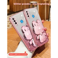 For Huawei Nova 4E Case Shockproof Electroplated Back Cover For Huawei Nova4E Stand Phone Casing