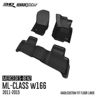 3D Mats พรมปูพื้นรถยนต์ | Mercedes-Benz - ML-Class (W166) | ปี 2011 - 2015