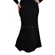 6757 [VIEW] PLUS SIZE MUSLIMAH FLARE SKIRT