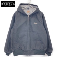 二手 Standard California OUNLB450 黑色水洗鴨絨連帽夾克，L 碼