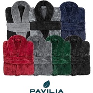 [READY STOCK] Bathrobe Pyjamas Nightwear Baju Tidur Tuala S-M-XXL Fleece Bathrobe Hotel Couple Bathr