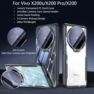For Vivo X300 Pro X200S X200 Pro X200Pro X200 Ultra Case Luxury Transparent Invisible Camera Lens St