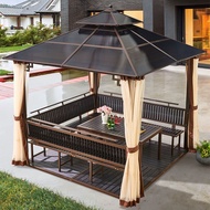 Outdoor courtyard shade tent gazebo leisure villa pavilion garden farm four corners simple outdoor p