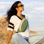 美國 TRAVELON | Voyages 3層防盜斜背腰包(酪梨) | RFID 側背包