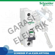 SCHNEIDER MCB 1P 6A IC60N A9F74106 original