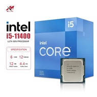 Intel Core i5-11400 Processor 11th Gen LGA 1200 6-Cores 12-Threads up to 4.4GHz Tray Type Brand new
