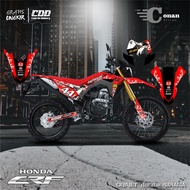 Stiker Motor CRF Decal Motor CRF Variasi FastHouse