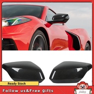 jiabo Carbon Fiber Side Mirror Cover for C8 Z51 2020 and Up Stylish Decorative Trim