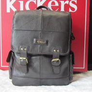 KICKERS BACKPACK UNISEX KIC-S-78087/82 GENUINE LEATHER