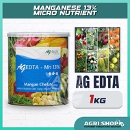 Agrishop AG Tech 1kg Manganese (Mn) 13% EDTA Micro Nutrients | Fertilizer Baja AB Sayur Daun Buah Fe