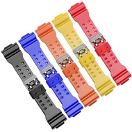 手表带 Original Genuine Casio G-SHOCK Rubber Case Set for Bright GD GA GLS-100 110 120 Watch Strap