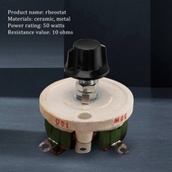 50W 10 Ohm Ceramic Potentiometer Variable Taper Pot Resistor Rheostat